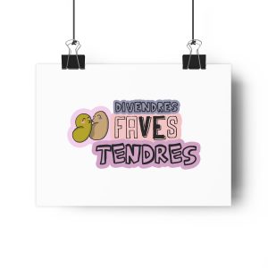 Lamina Giclee - Camiseta «Divendres, faves tendres»