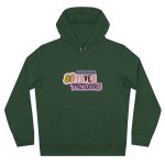 Sudadera con capucha King - Verde botella - Camiseta «Divendres, faves tendres»