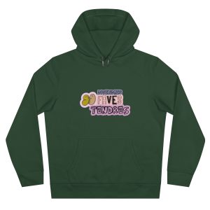 Sudadera con capucha King - Verde botella - Camiseta «Divendres, faves tendres»