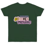 Camiseta punto liso - Verde botella - Camiseta «Divendres, faves tendres»