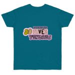 Camiseta punto liso - Azul diva - Camiseta «Divendres, faves tendres»
