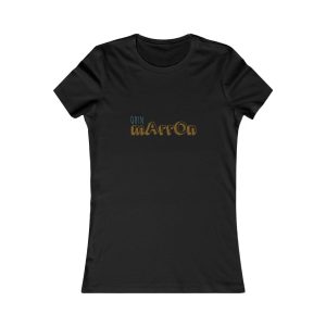 Camiseta mujer Favorite - Negro - Camiseta «Quin marrón»