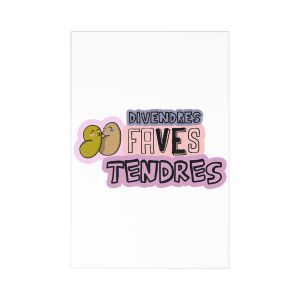 Postales (7 uds.) - Camiseta «Divendres, faves tendres»