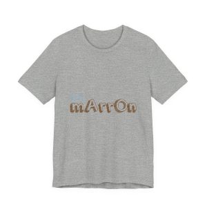 Camiseta jersey manga corta - Gris jaspeado - Camiseta «Quin marrón»