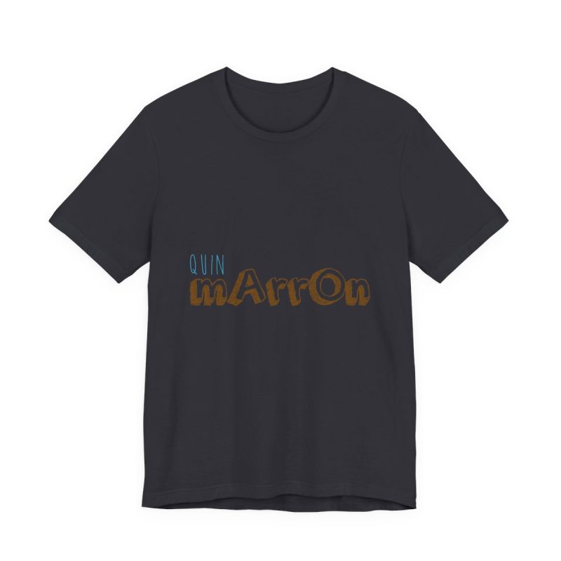Camiseta jersey manga corta - Gris oscuro - Camiseta «Quin marrón»