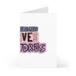 Tarjetas de felicitacion (7 uds.) - Camiseta «Divendres, faves tendres»
