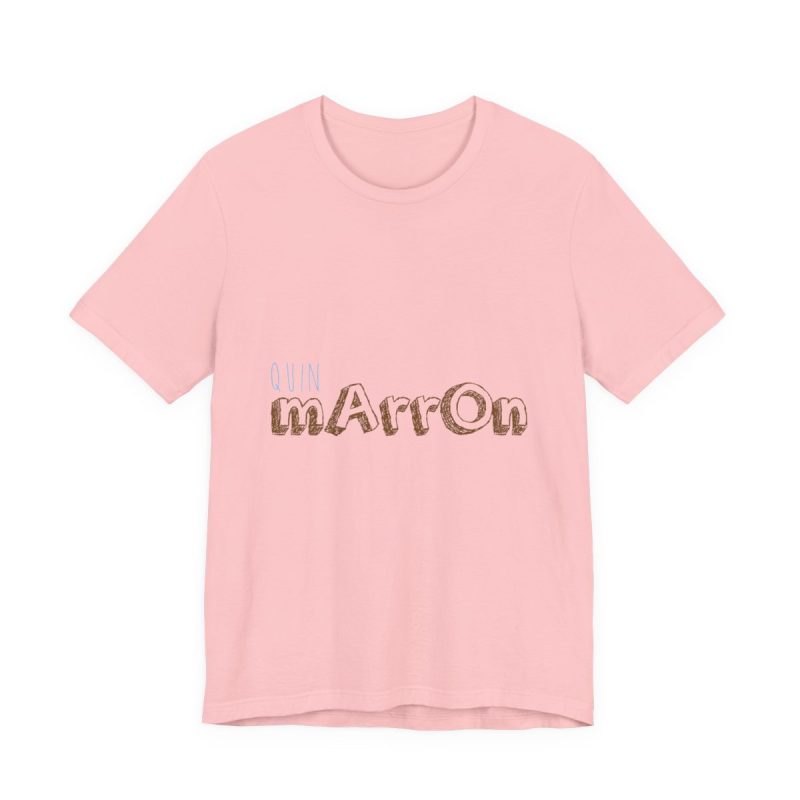 Camiseta jersey manga corta - Rosa - Camiseta «Quin marrón»