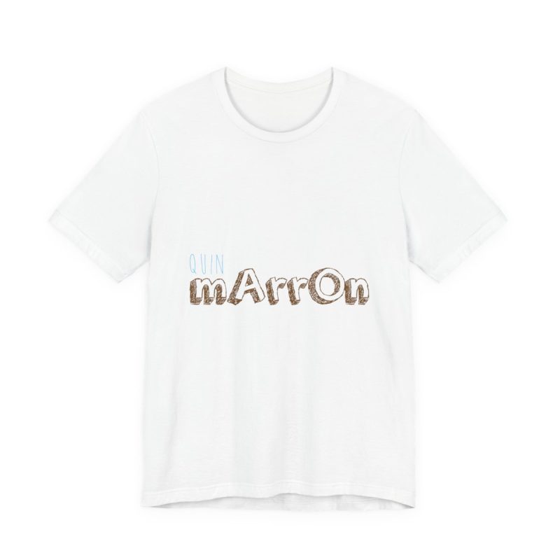 Camiseta jersey manga corta - Blanco - Camiseta «Quin marrón»