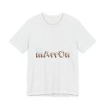 Camiseta jersey manga corta - Gris ceniza - Camiseta «Quin marrón» Camiseta jersey manga corta - Gris ceniza - Camiseta «Quin marrón»