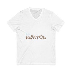 Camiseta cuello de pico - Blanco - Camiseta «Quin marrón»