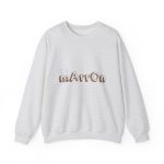 Sudadera cuello redondo - Gris ceniza - Camiseta «Quin marrón» Sudadera cuello redondo - Gris ceniza - Camiseta «Quin marrón»