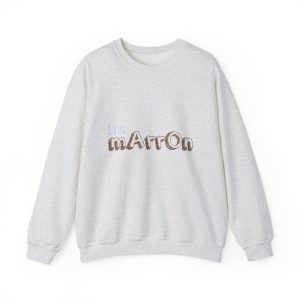 Sudadera cuello redondo - Gris ceniza - Camiseta «Quin marrón»