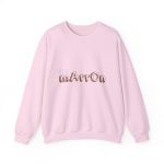 Sudadera cuello redondo - Rosa claro - Camiseta «Quin marrón» Sudadera cuello redondo - Rosa claro - Camiseta «Quin marrón»