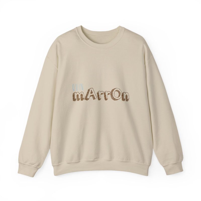 Sudadera cuello redondo - Arena - Camiseta «Quin marrón»
