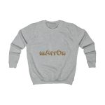 Sudadera infantil - Gris jaspeado claro - Camiseta «Quin marrón»