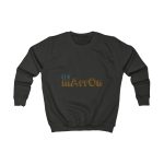 Sudadera infantil - Negro azabache - Camiseta «Quin marrón»
