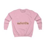 Sudadera infantil - Rosa bebe - Camiseta «Quin marrón»