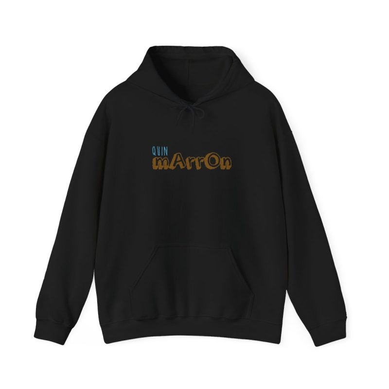 Sudadera con capucha - Negro - Camiseta «Quin marrón»
