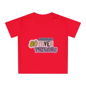 Camiseta de bebe - Rojo - Camiseta «Divendres, faves tendres»
