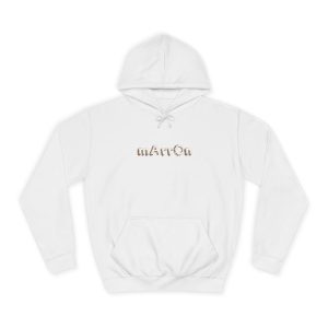Sudadera universitaria - Blanco artico - Camiseta «Quin marrón»