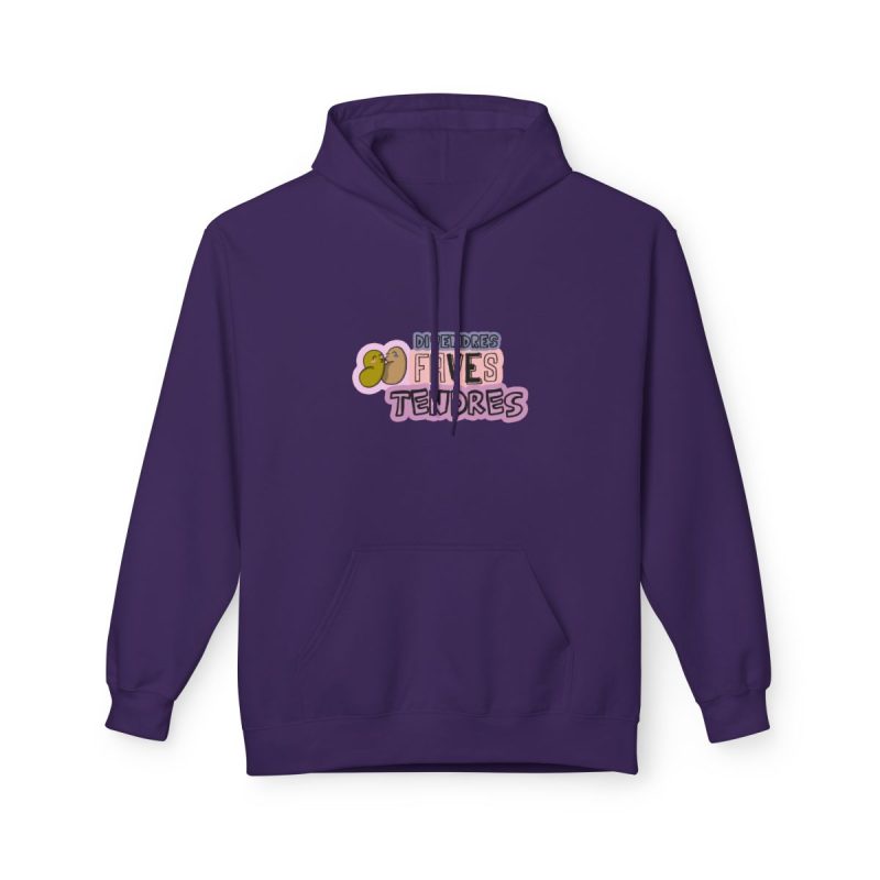 Sudadera Softstyle con capucha - Morado - Camiseta «Divendres, faves tendres»