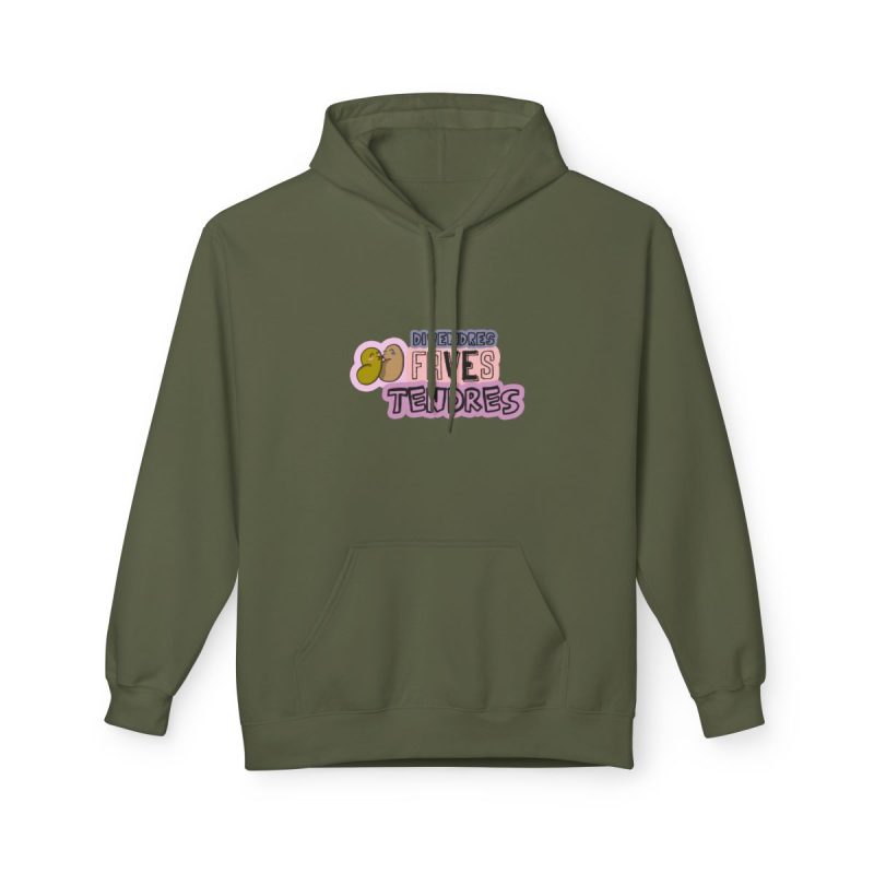 Sudadera Softstyle con capucha - Verde militar - Camiseta «Divendres, faves tendres»