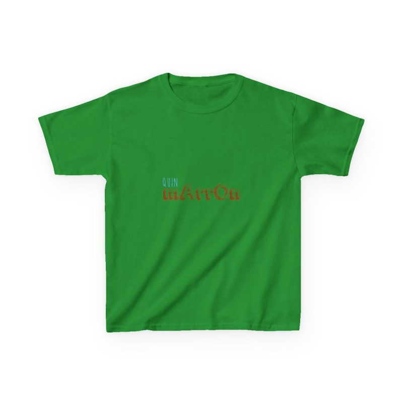 Camiseta infantil algodon grueso - Verde irlandes - Camiseta «Quin marrón»