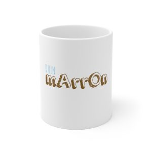 Taza de ceramica - Camiseta «Quin marrón»