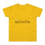 Camiseta hombre punto liso - Amarillo dorado - Camiseta «Quin marrón»