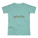 Camiseta mujer punto liso - Verde menta - Camiseta «Quin marrón»