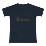 Camiseta mujer punto liso - Azul marino - Camiseta «Quin marrón»