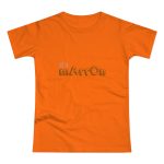 Camiseta mujer punto liso - Naranja - Camiseta «Quin marrón»