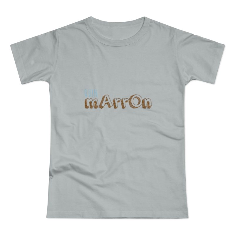 Camiseta mujer punto liso - Gris Pacifico - Camiseta «Quin marrón»