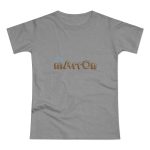 Camiseta mujer punto liso - Gris deportivo jaspeado - Camiseta «Quin marrón»