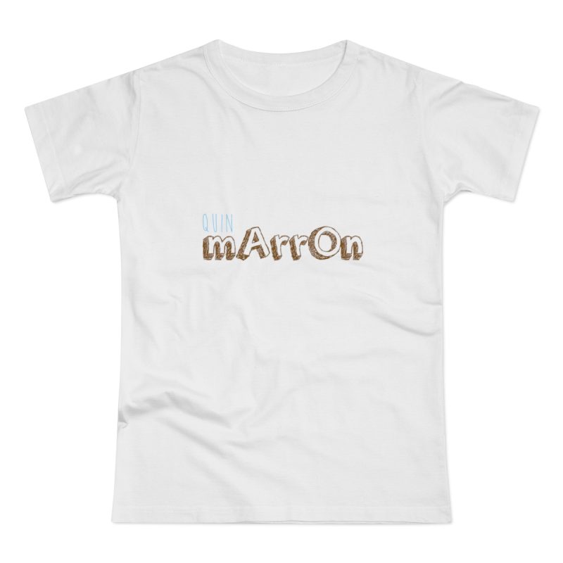 Camiseta mujer punto liso - Blanco - Camiseta «Quin marrón»