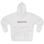 Sudadera con capucha cerrada - Blanco - Camiseta «Quin marrón»