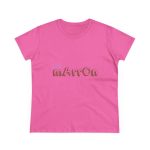 Camiseta mujer algodon medio - Rosa azalea - Camiseta «Quin marrón»