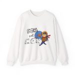 Sudadera cuello redondo - Blanco - Camiseta «Som pel món» Sudadera cuello redondo - Blanco - Camiseta «Som pel món»