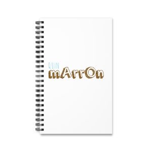 Cuaderno de espiral - Camiseta «Quin marrón»