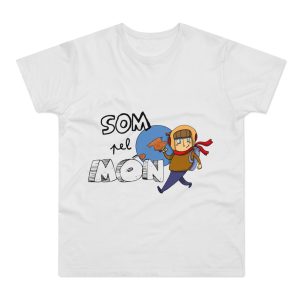 Camiseta hombre punto liso - Blanco - Camiseta «Som pel món»