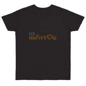 Camiseta punto liso - Negro - Camiseta «Quin marrón»