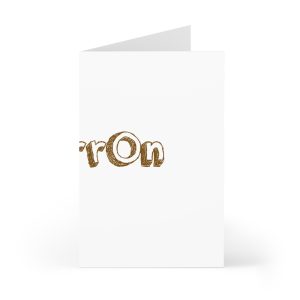 Tarjetas de felicitacion (7 uds.) - Camiseta «Quin marrón»