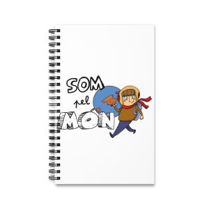 Cuaderno de espiral - Camiseta «Som pel món»