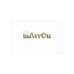 Tarjetas de visita (100 uds.) - Camiseta «Quin marrón»