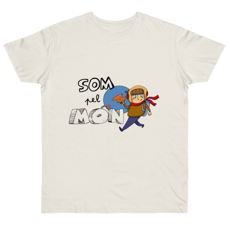 Camiseta punto liso - Natural - Camiseta «Som pel món»