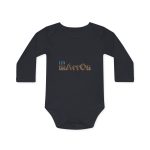 Body bebe manga larga organico - Negro - Camiseta «Quin marrón» Body bebe manga larga organico - Negro - Camiseta «Quin marrón»