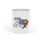Taza con asa de corazon - Blanco - Camiseta «Som pel món»