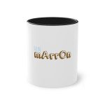 Taza bicolor - Negro - Camiseta «Quin marrón»