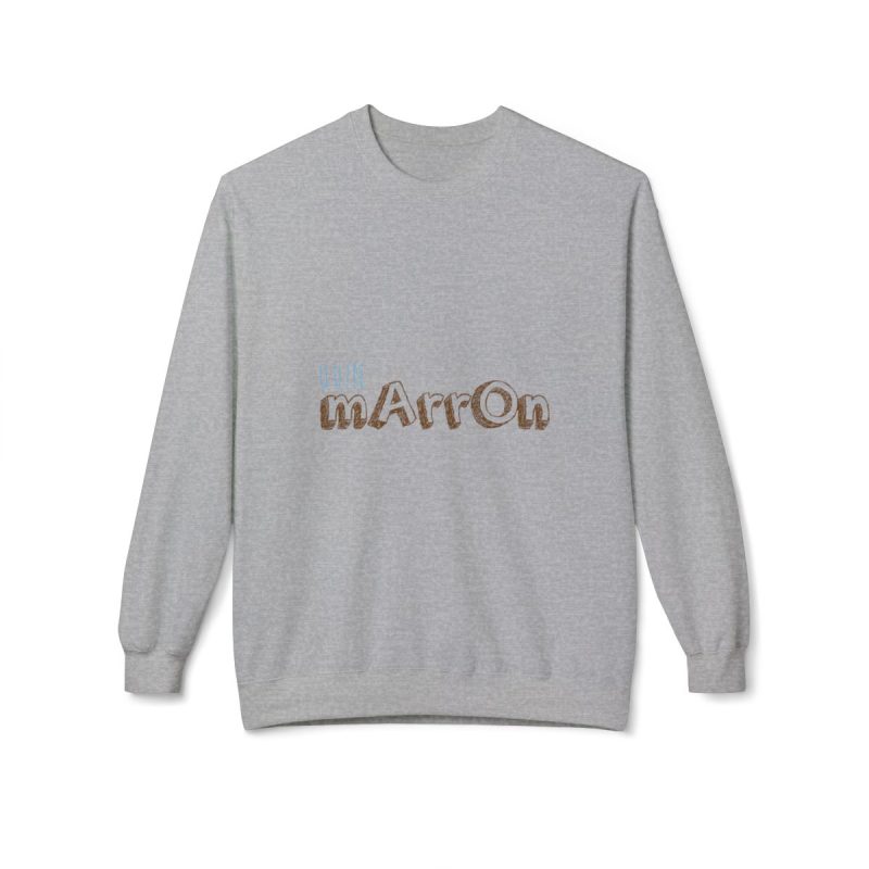 Sudadera Softstyle cuello redondo - Gris deportivo - Camiseta «Quin marrón»