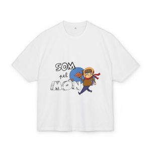 Camiseta box ultra gruesa - Blanco - Camiseta «Som pel món»